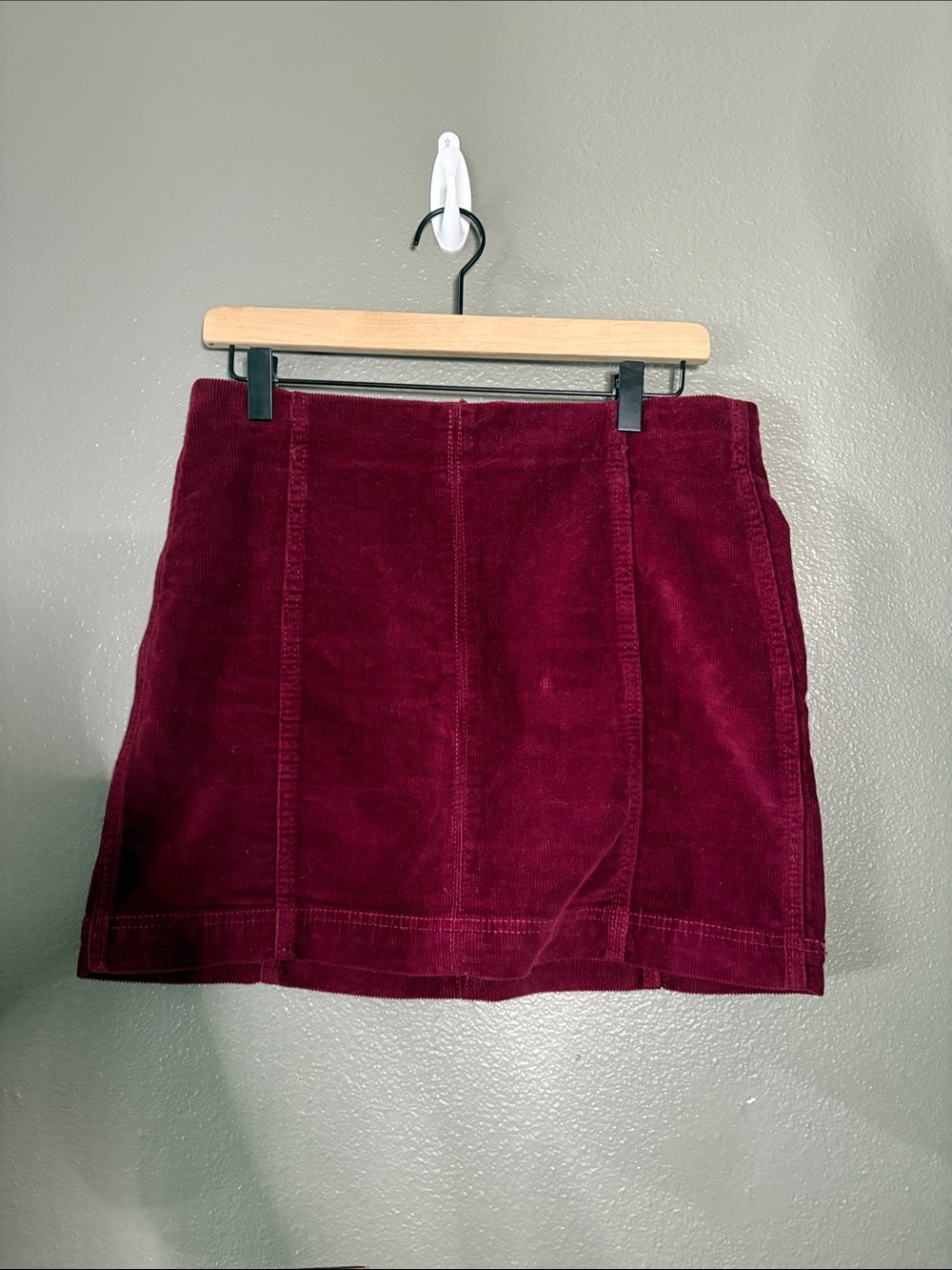 wild fable Corduroy Mini Skirt in Burgundy